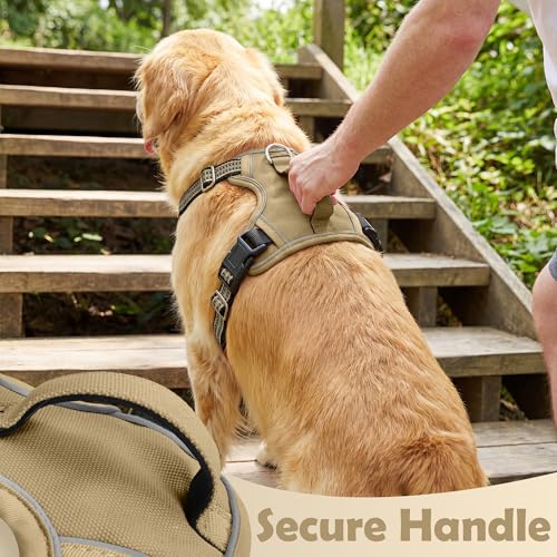 Dog Harness No Pull (Brown / Small)