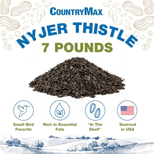 CountryMax 7LB Nyjer Seed for Finches & Songbirds