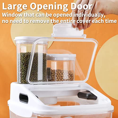 5.5LB Dog Food Storage Container (M:11.4"L x 7.8"W x 7.2"H)