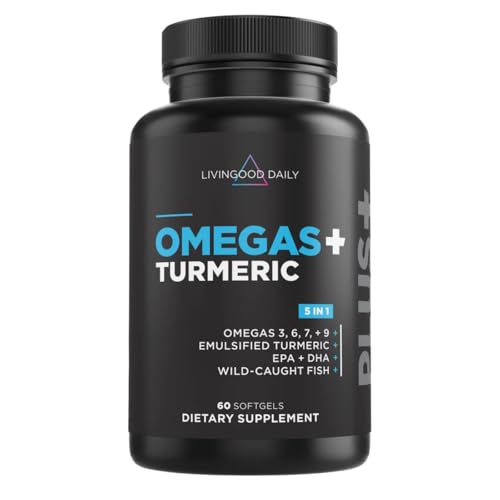 Omega 3 6 7 9 Plus Turmeric Curcumin Supplement