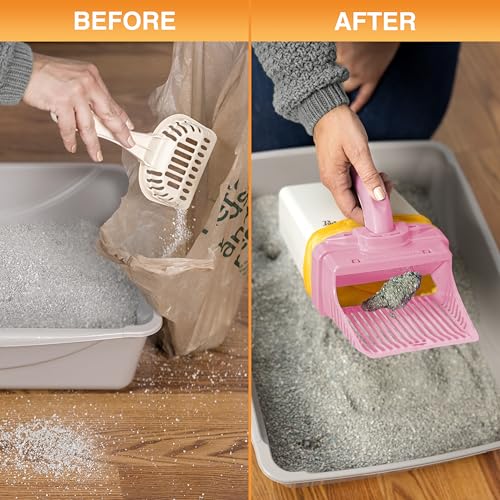 Neater Scooper XL Cat Litter Scoop (Pink / XL - 15 Bags)
