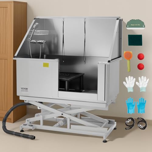 Electric Lift Dog Washing Station (Electric Right Door / 50 inch)