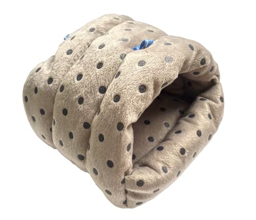 Guinea Pig Warm Cave Bed (L / Dot-Grey)