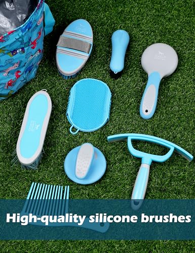 Horse Grooming Kit (Blue)