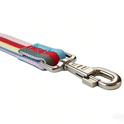 Premium Horse Training Lunge Line with Alloy Trigger Buckle and Rotating Bolt (26foot / Blue/ Red /Dark Green)