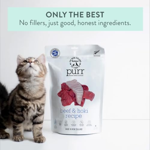 Purr Beef and Hoki Freeze Dried Recipe (9.9 Ounce (Pack of 1))