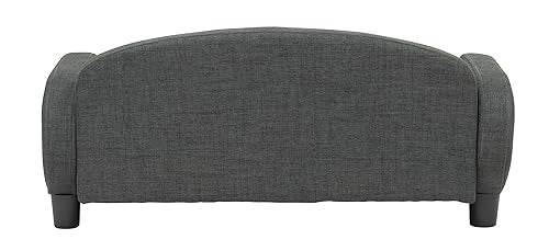 Multi Cat Sofa Elevated Pet Bed for Indoor Cats Raised Cats Couch with Removable Washable Mattress Cover for Kittens (Pet Sofa Medium / Gray)