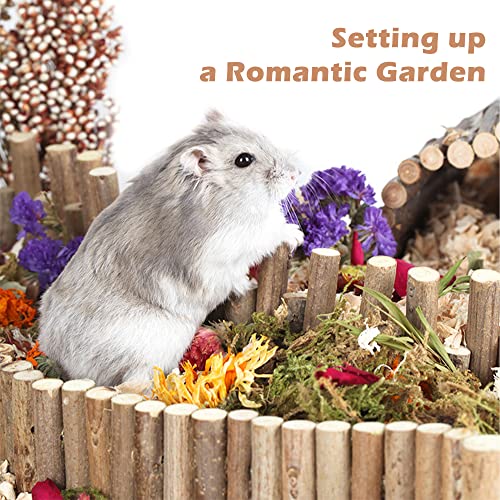Natural Grain Flower&Herb Hamster Habitat Cage Accessories Bedding Decor (Flower path)