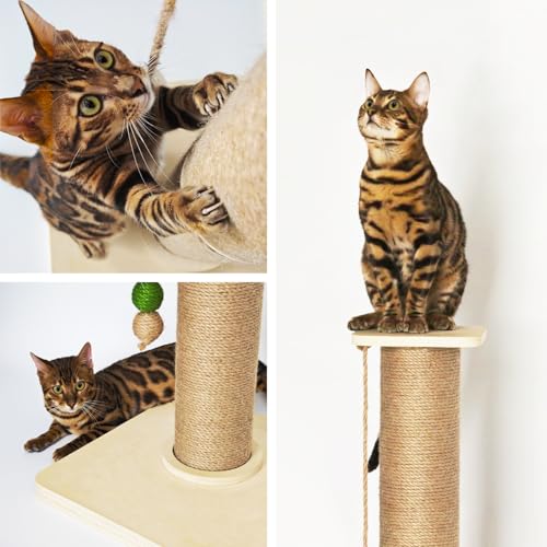 35" Tall Cat Scratching Post for Large Cats