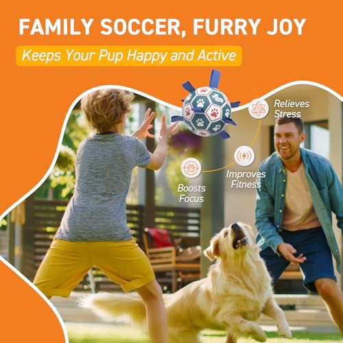 Large Dog Toys (Red-Blue / Large Size 3 (8 Inch))