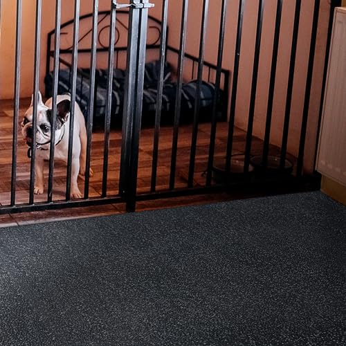 Horse Stall Mat 42in. x 72in. Black Rubber Flooring Mat (Black)