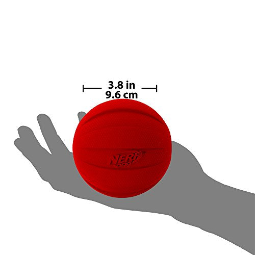 Classic Squeak Ball Outdoor Dog Toy (Green/Red / 1 Count (Pack of 2) / 2-Pack)