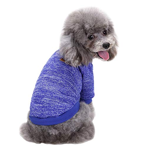 Dog Sweaters for Small Dogs (Dark blue / XX-Small)