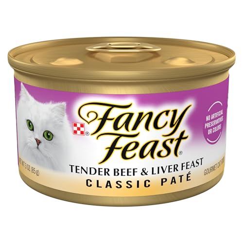 Purina Fancy Feast Tender Beef and Liver Feast Pate (3 Ounce (Pack of 24))
