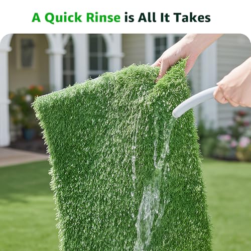 Replacement Artificial Grass Pee Pads for Dogs Potty Training to Pee & Poop (XL-39"X24.4")