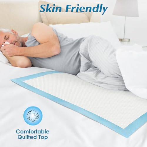 50 Count 36” x 36” Super Absorbency Disposable Underpads (50 Count 36" x 36")