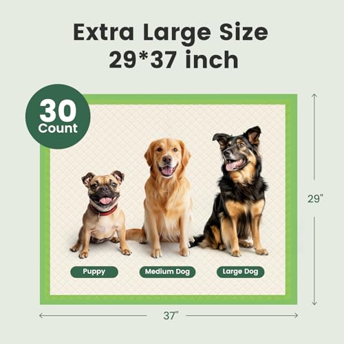 Dog Pee Pads XXL 28"x37" (28"x37"-30 Count)