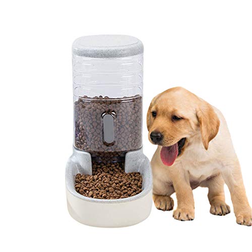 Automatic Replenish Dog Food Dispenser Station (Grey)