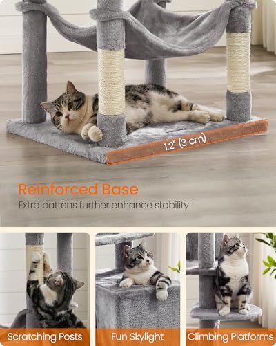 Cat Tree 73.2 (73.2 Inches / Light Gray)