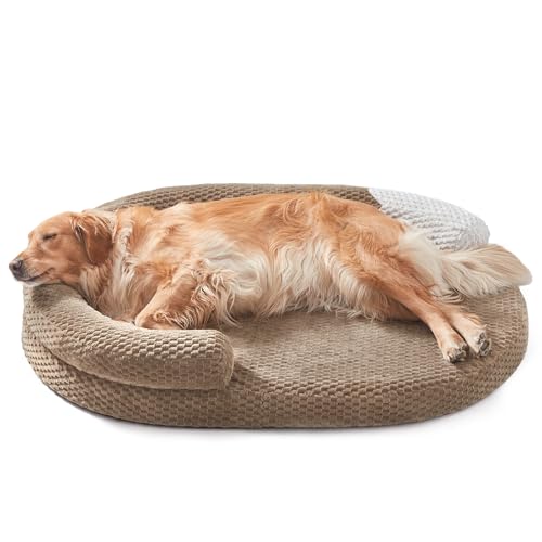 XXL Orthopedic Extra Large Dog Bed (Brown / XXL(48"x 35"x 7.5"))