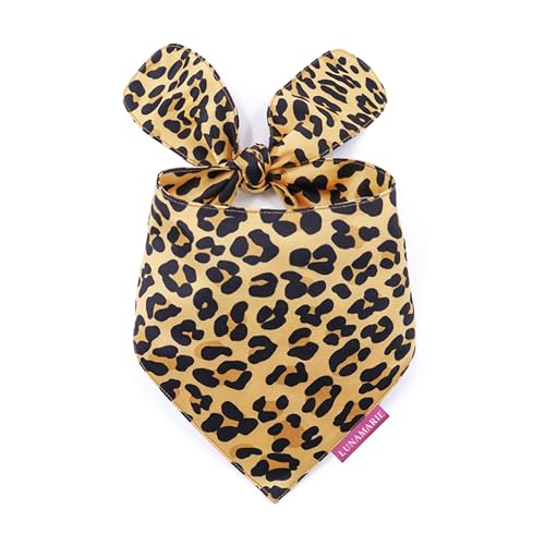 Luxury Pet Birthday Bandanas (Leopard / X-Small)