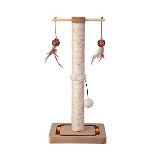 Cat Scratching Post Sisal Scratch Posts for Indoor Kittens and Cats (25 inches)