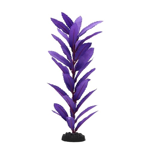 2 Pack 12 Inch Aquarium Silk Aquarium Plants (Purple / 12 Inch)