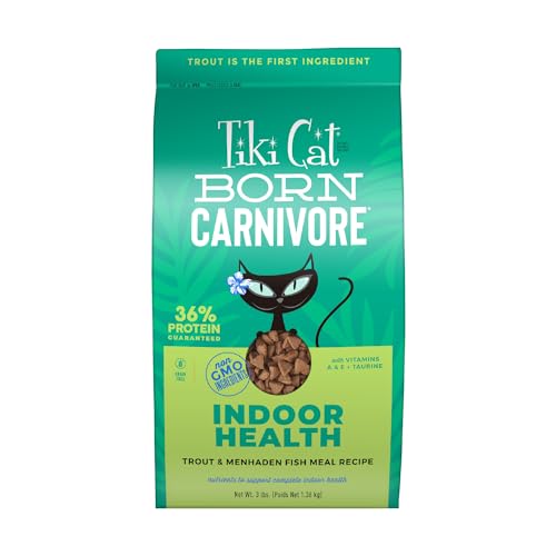 Tiki Cat Born Carnivore Dry Cat Food (3 Pound (Pack of 1))
