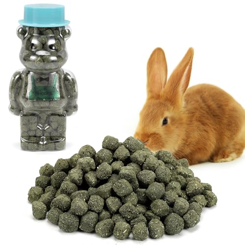 11oz Bear Jar Timothy Hay Cubes Small Pet Treats (11 Ounce (Pack of 1))