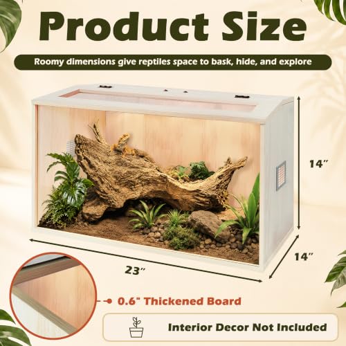 Bearded Dragon Tank (23X14X14 inch)