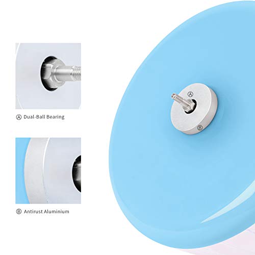 Super Silent Hamster Exercise Wheels (Medium / Light Blue)