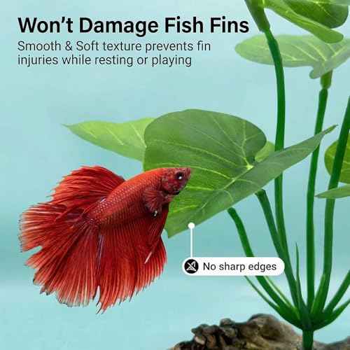 2 Pack Aquarium Decor Betta Fish Tank Decorations 6 (A (2-pack))