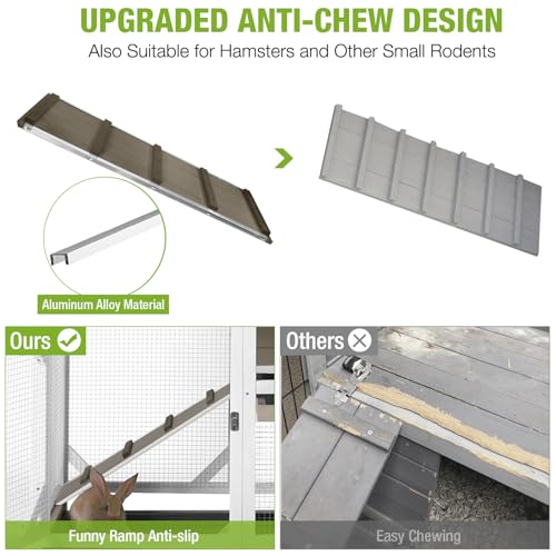 2 Story Rabbit Hutch with Chew