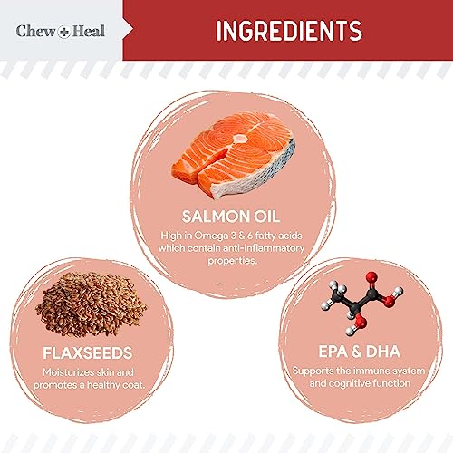 Omega 3 Fish Oil for Dogs (360 Chews)