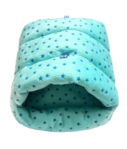 Guinea Pig Warm Cave Bed (L / Star-Blue)