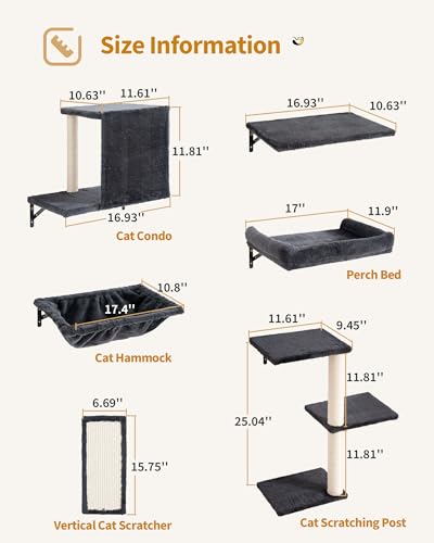 Heavy Duty Cat Wall Shelves for Large Cats
