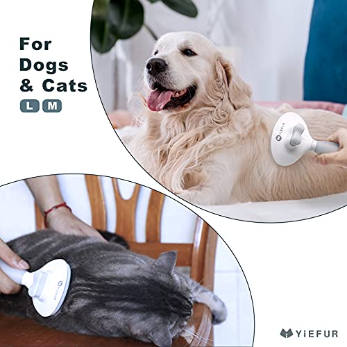 Cat Brush for Shedding (White)