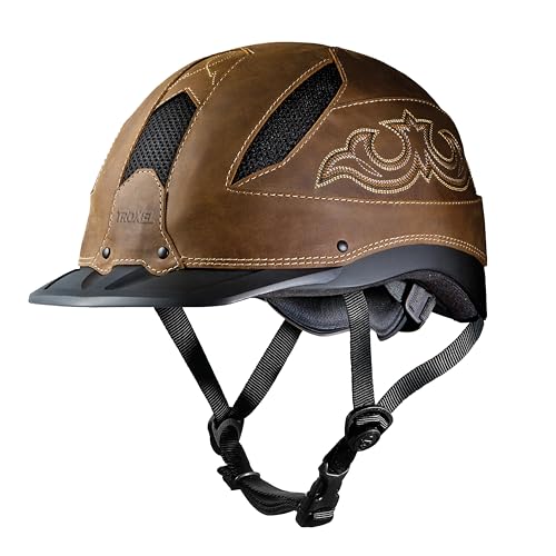 Cheyenne Rugged Horse Riding Helmet (Brown / Small)
