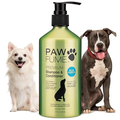 PAWFUME Dog Shampoo and Conditioner (Shampoo & Conditioner Blue Ribbon / Pack of 1)