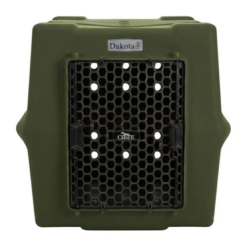 Dakota 283 Canine Rough and Tough Economy Dog Crate (Large / Olive)
