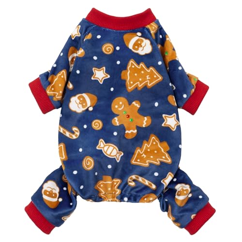 Gingerbread Man Dog Pajamas (Gingerbread Man / Large)