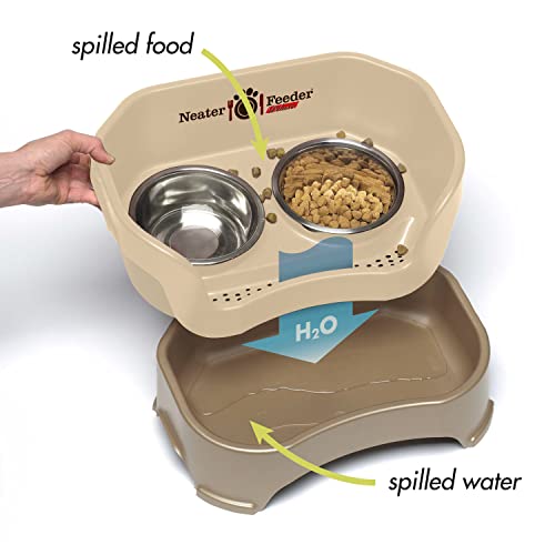 Neater Feeder Deluxe Mess (Small + Standard Bowl / Cappuccino)
