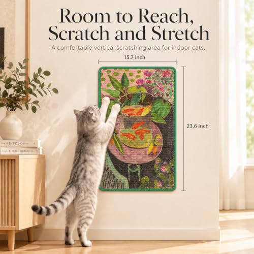 Art Sisal Cat Scratcher Mat (Goldfish)