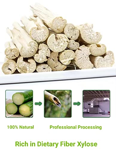 300g Sweet Bamboo Chew Toy for Small Animals (11 Ounce (Pack of 1))