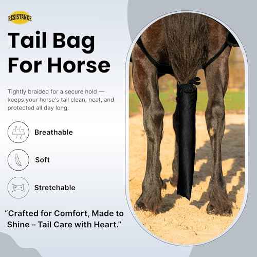 Spandex Horse Tail Bag Only for Horses (Pink ( Pack Of 2 ))