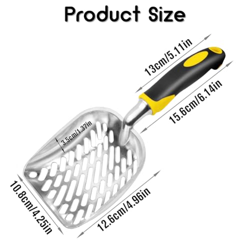 Cat Litter Scoop (L / Yellow)