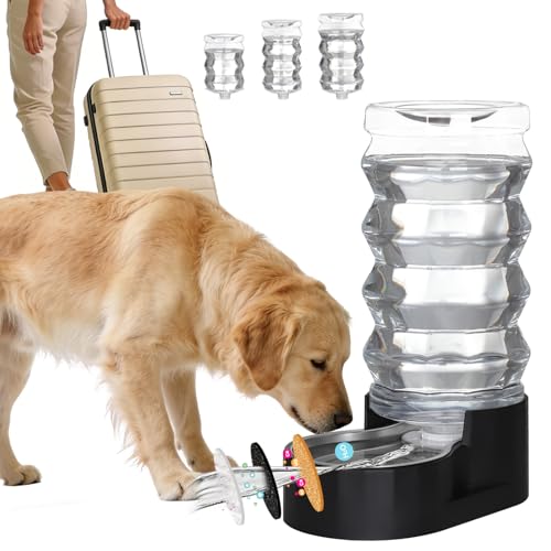 9L Filtered Dog Water Dispenser (9L / Pure Black)