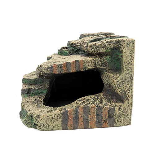 Large Resin Reptile Tank Accessories Hideouts Cave