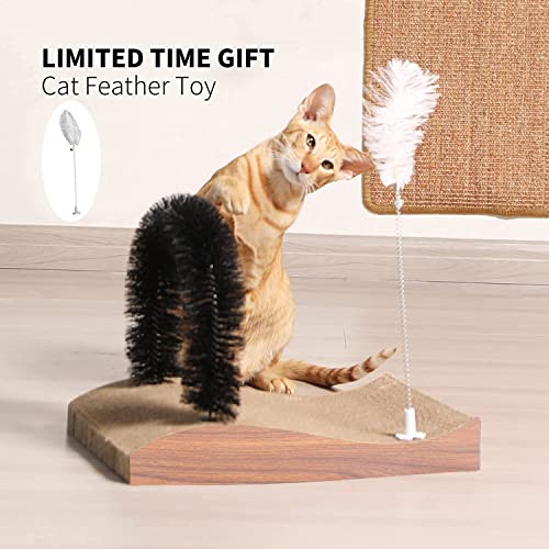 Cat Self Groomer 2.0 Version (Wood Grain Upgrade)