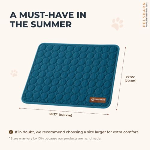 Dog Cooling Mat (Deep Blue / Large)